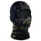 Polyester  Balaclava Digi Woodland Camo Skull