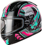 Gm 49y Charge Snow Helmet Black/Pink/Aqua Ys
