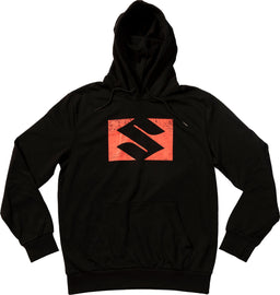 Black DCOR Suzuki Bold Sweatshirt in large size, featuring the brand's logo and design details, displayed on a plain background.