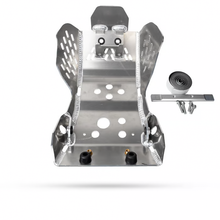 Load image into Gallery viewer, ENDURO ENGINEERING skid plate body cover for off-road motorcycles, made of durable metal to protect engine components.
