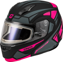 Load image into Gallery viewer, Md 04s Sector Snow Helmet W/ Elec Shield Matte Black/Pink L