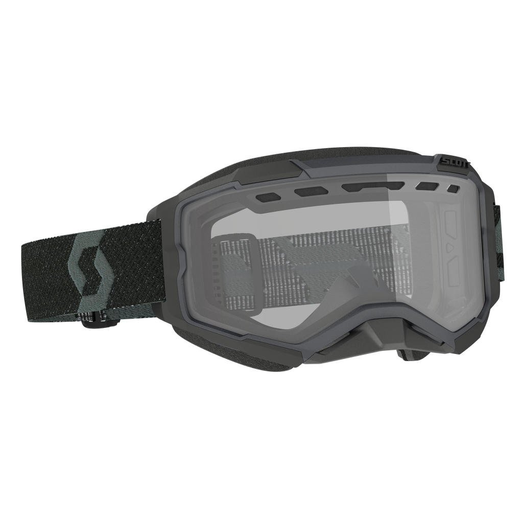 Fury Snowcross Goggle Black Clear Lens