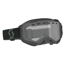 Load image into Gallery viewer, Fury Snowcross Goggle Black Clear Lens