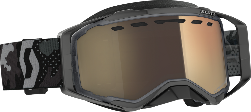 Prospect Goggle Snow Cross Ls Dk Grey/Blk W/Ls Bronze Chrome