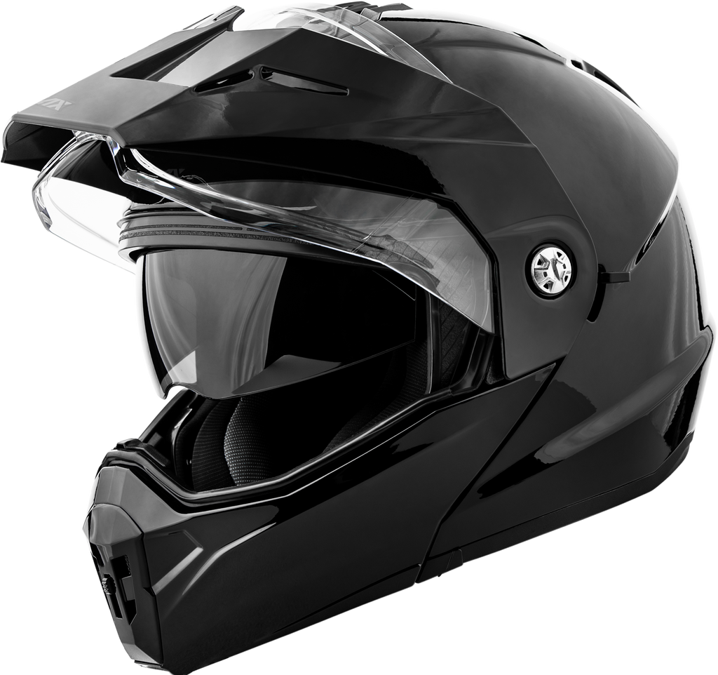 Md 74 Solid Helmets Black Lg