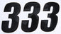 Number 3 Black 6
