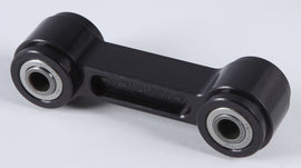 DEVOL suspension lowering link, adjustable metal suspension component for vehicle modification, with a black finish and mounting points