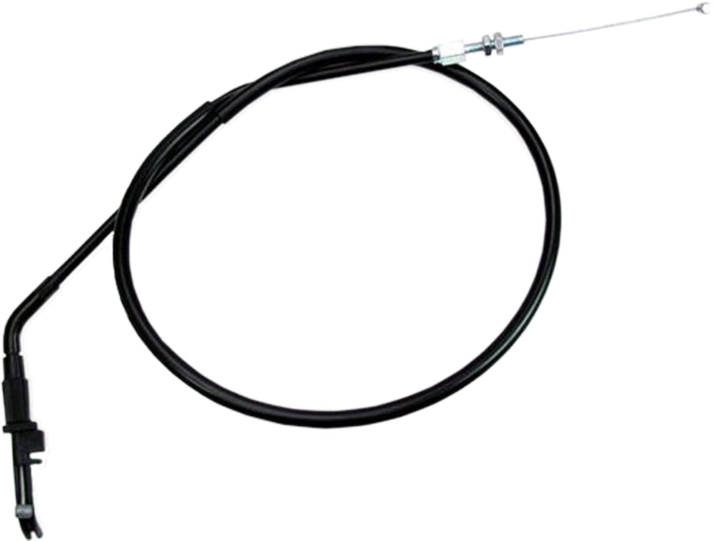Black Vinyl Throttle Pull Cable