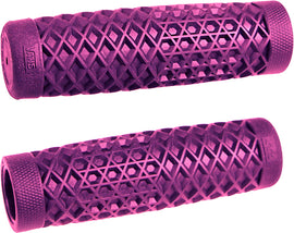 ODI Vans Cult Grips Iridescent Purple 7/8-inch BMX handlebar grips with a shiny, colorful finish and textured surface.