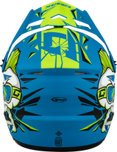 Load image into Gallery viewer, Youth Mx 46y Unstable Helmet Matte Blue/Green Ys