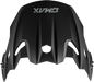 Mx 96 Solid Helmets Visor Matte Black