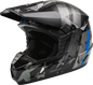 Mx 46 Patriot Off Road Helmet Matte Black/Grey/Blue Xs