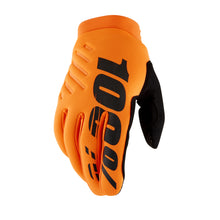 Load image into Gallery viewer, Brisker Gloves Fluo Orange/Black Md