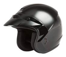 Load image into Gallery viewer, Of 2 Open Face Helmet Black Sm