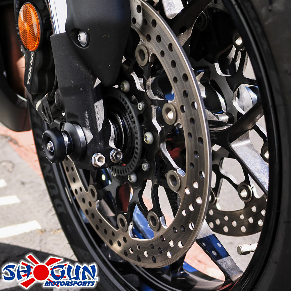 Front Axle Sliders Black