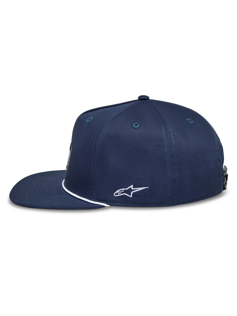 Label Snapback Hat Navy
