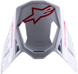 alpine star S-M8 Radium 2 Visor Bright Red/White 482-94036
