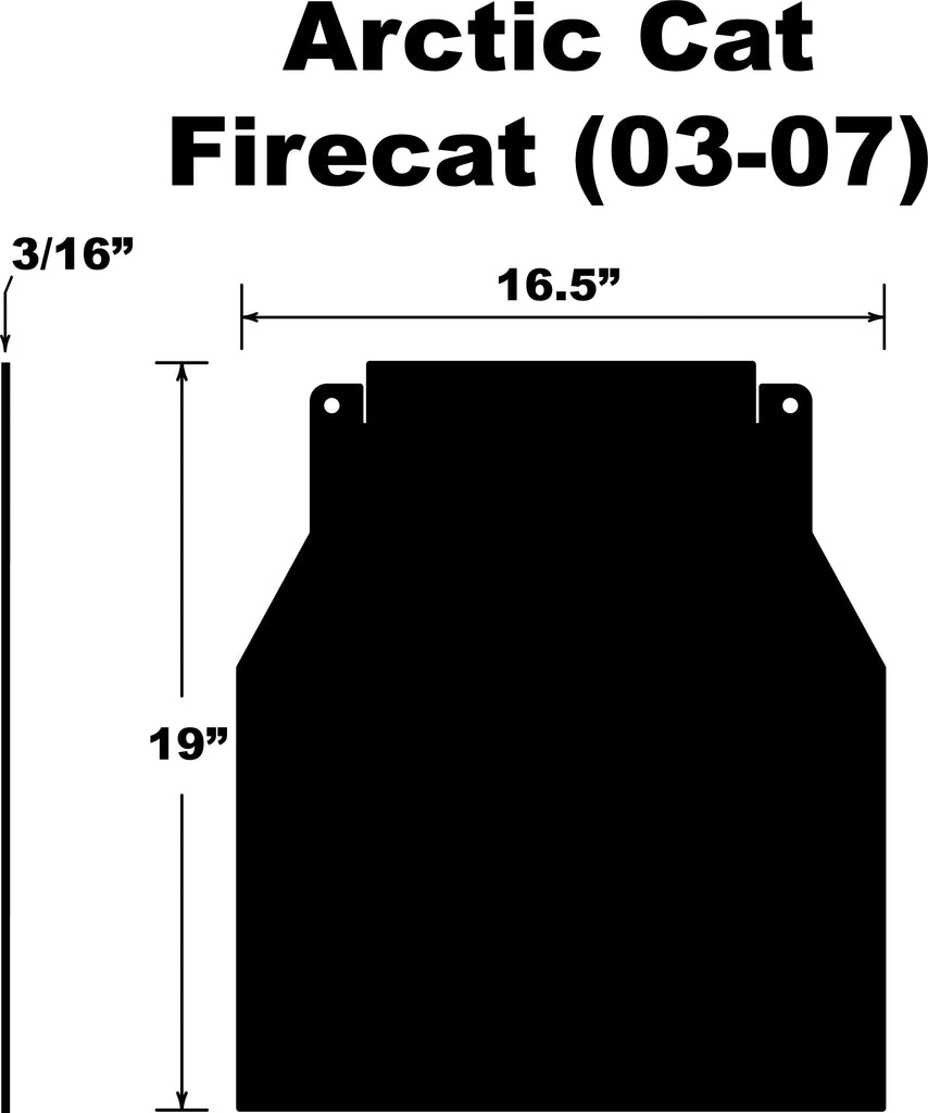 Snowflap  Arctic Cat Firecat/Sabercat 03 07