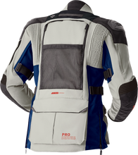 Load image into Gallery viewer, Ps Adventure D3o Jacket Silver/Blue Textile Md