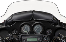 Load image into Gallery viewer, Dowco Revolution luggage windshield guard in black, size 21.25" x 2.25" x 6.5", designed for motorcycle protection.