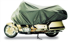 Dowco Legend Traveler storage cover in medium-large size, offering protective outdoor cover for motorcycles or bikes.