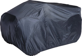 Dowco Guardian Cover 3x black storage cover for outdoor equipment, durable weather-resistant material, fits various storage needs.