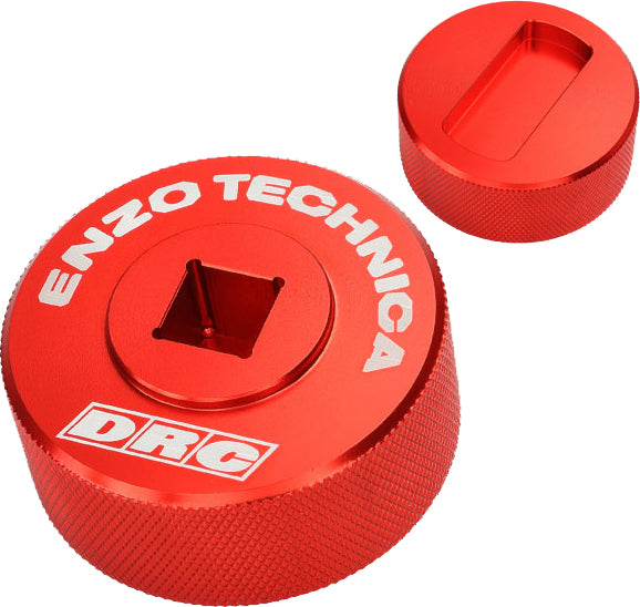 DRC Base Valve Wrench for Showa Aos 634-7003 motorcycle suspension tools, showcasing the metal wrench with ergonomic grip