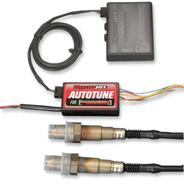 Dynojet Power Vision V auto tune kit for Harley Davidson EFI models, with digital interface and tuning controls.