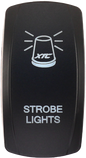 Dash Switch Rocker Face Strobe Light