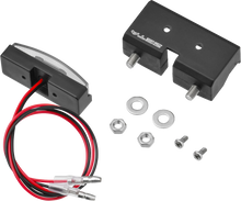 Load image into Gallery viewer, Black ZETA ZR45-3510 compact license plate light providing clear illumination for vehicle license plates.