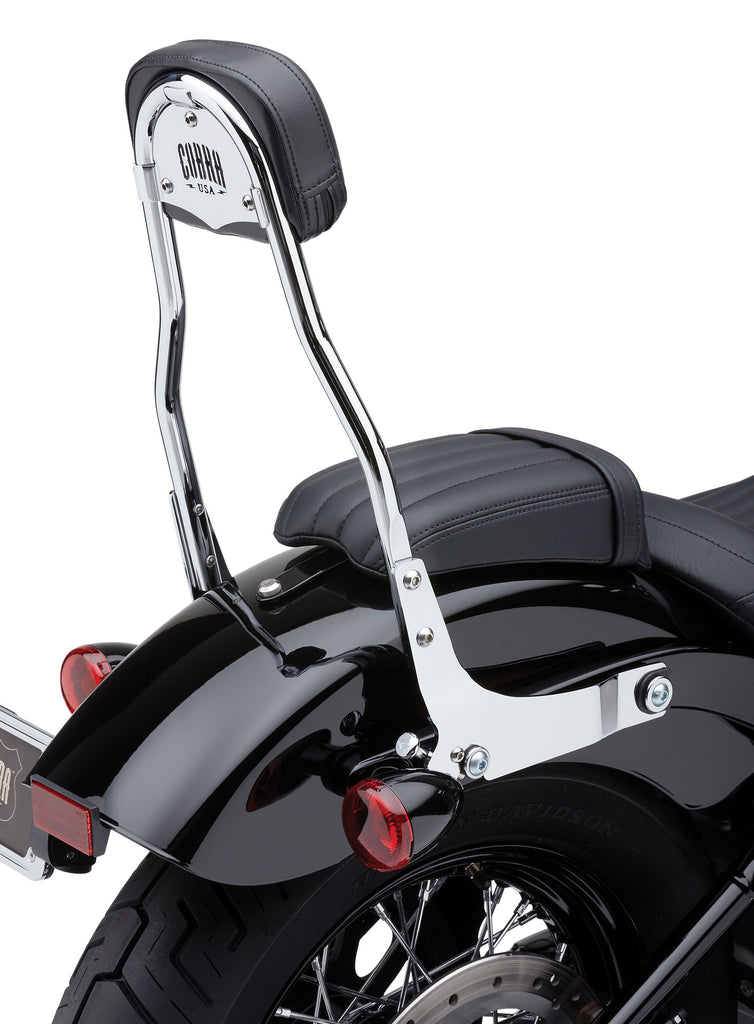 Detachable Backrest Round Chrome Flde/Flsl/Fxbb 18 25