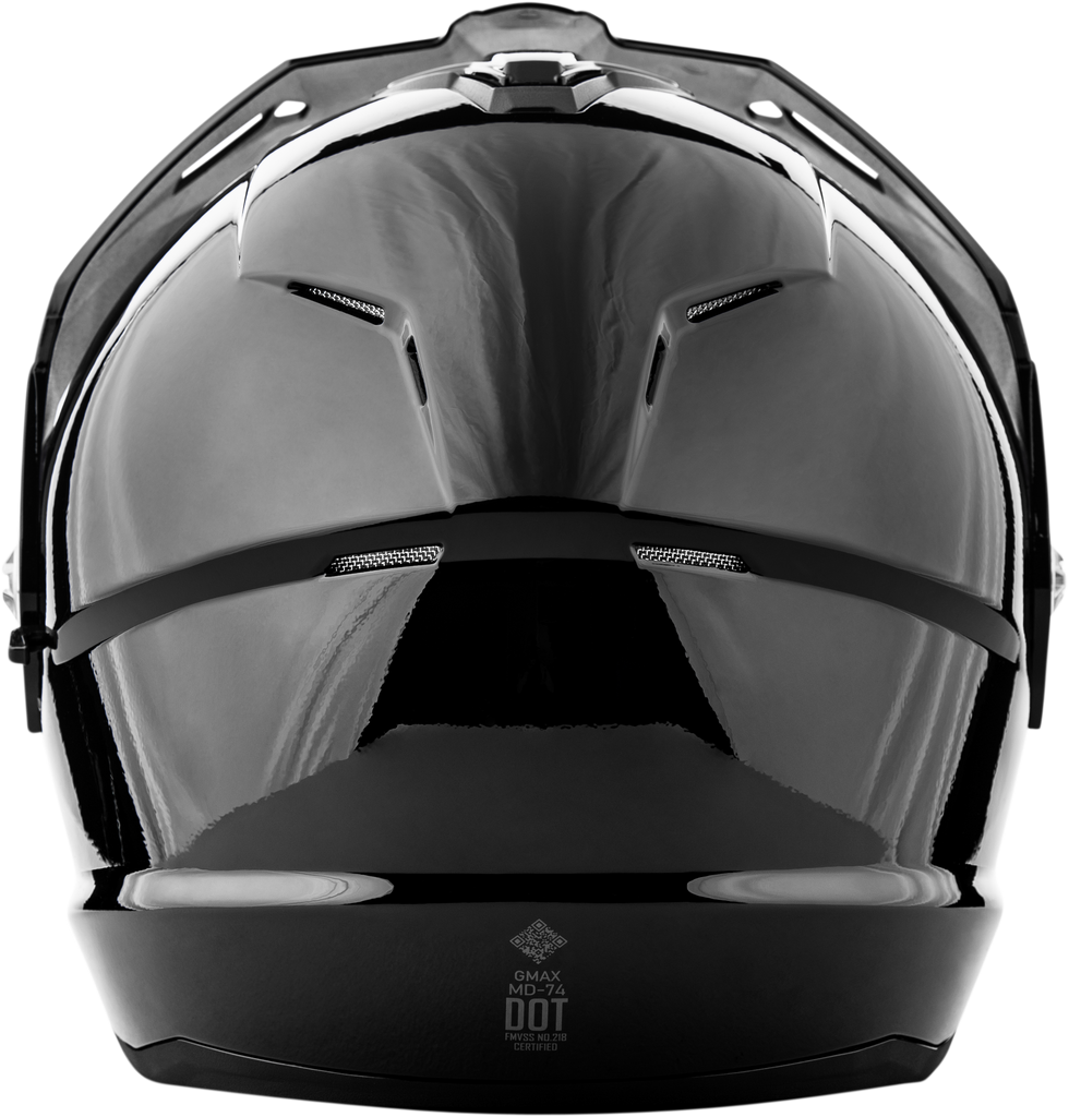 Md 74 Solid Helmets Black Xs