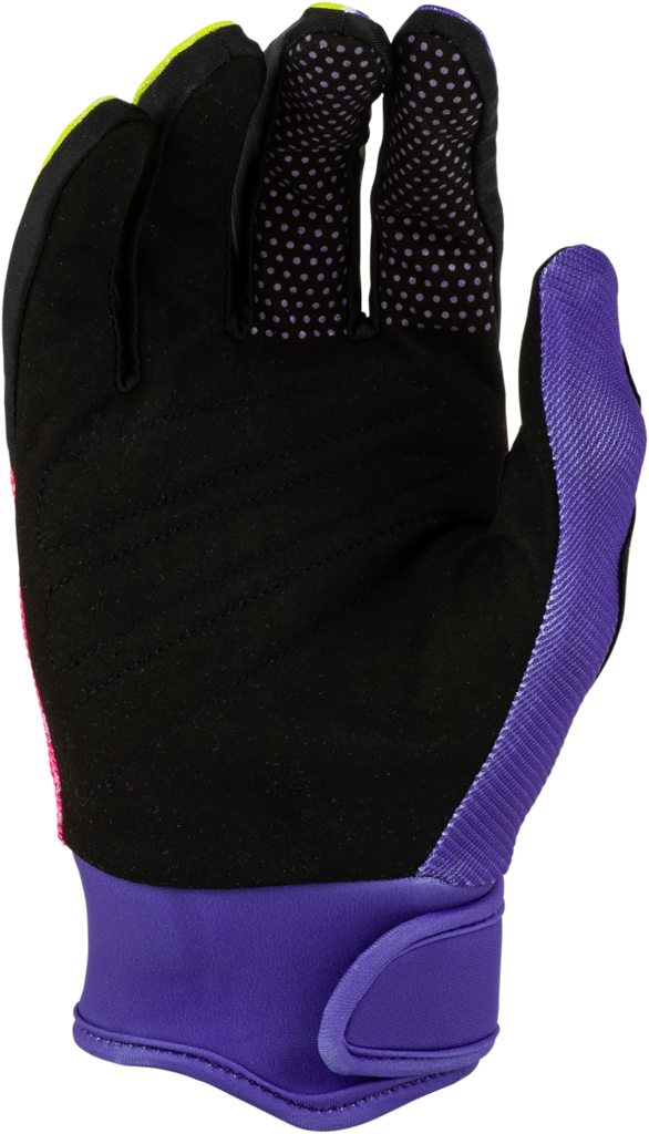 F 16 Raze Gloves Purple/Pink/Yellow 2x