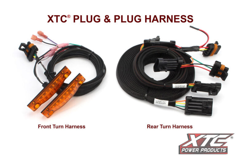 Auto Turn Signal Kit W/ Billet Lever And Front Drl Lights Pol