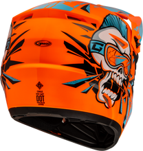Load image into Gallery viewer, Youth Mx 46y Unstable Helmet Hi Vis Orange/Blue Ym