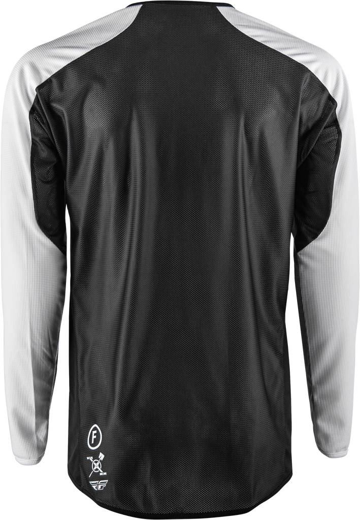 Gravity Dig Long Sleeve Jersey Black/White Md