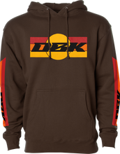 Load image into Gallery viewer, Sunday Stripe Hoodie Brown Sm