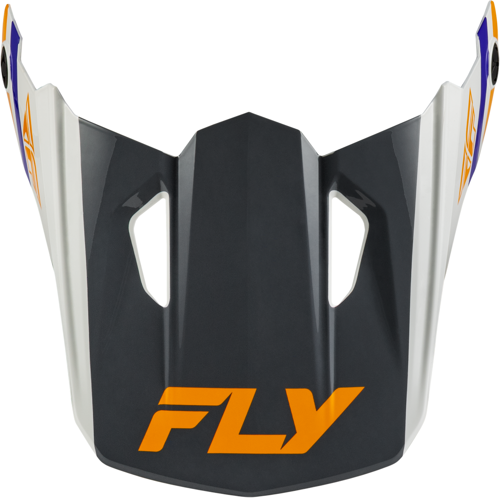 Yth Kinetic Scrap Helmet Visor White/Orange/Blue/Grey Ys Yl