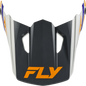 Yth Kinetic Scrap Helmet Visor White/Orange/Blue/Grey Ys Yl