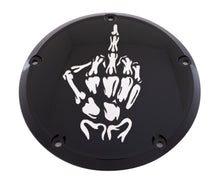 Load image into Gallery viewer, 7   Tc Derby Cover Bone Finger Black