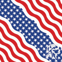 Load image into Gallery viewer, Bandanna Usa Wavy