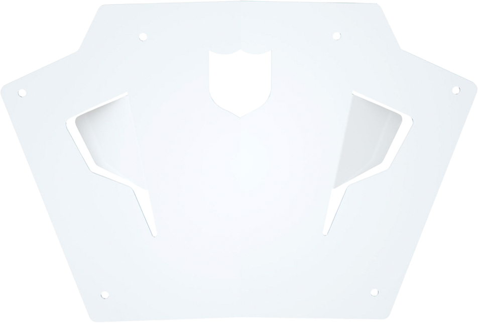 Front Sport Bumper Skid Plate White Pol
