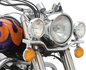 Light Bar Chrome Yam V Star 1100 Classic 99 09
