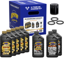 Load image into Gallery viewer, V Twin Full Oil Service Kit M8 Synthetic