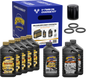 V Twin Full Oil Service Kit M8 Synthetic