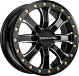 Raceline Mamba Bdlk Wheel 15x6 4/137 5+1 (+40mm) Blk/Machined 570-1598