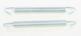 Zinc HELIX Exhaust Springs, 95mm length, designed for automotive exhaust systems, showing the coiled metal springs.