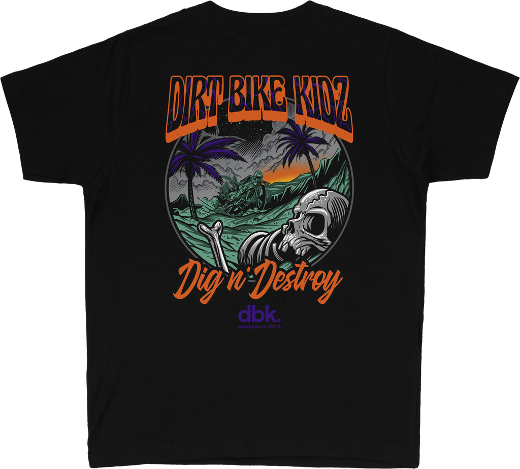 Boneyard Youth Tee Black Ym