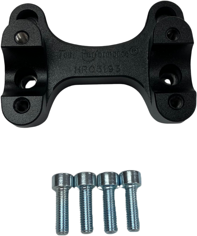 Handlebar Risers Tour Black Bmw