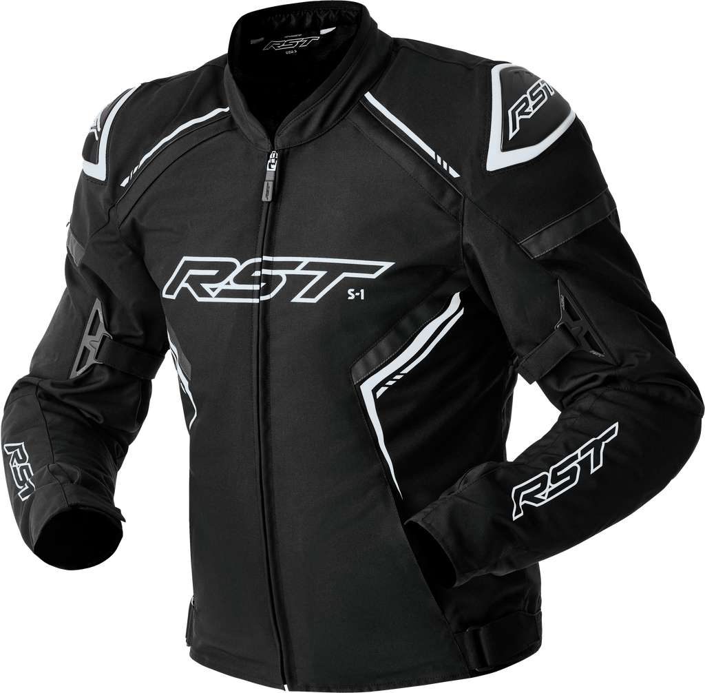 S1 D3o Textile Jacket Black/White Xs